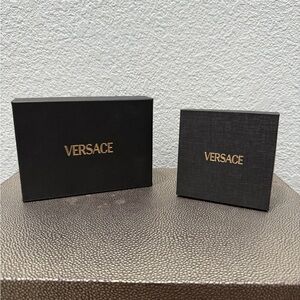 Versace Black Box with Gold Logo